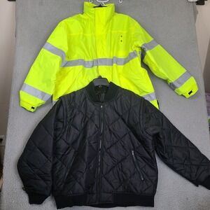 WearGuard Parka Jacket High Visibility‎ Mens XL Class 3 System High Vis Yellow